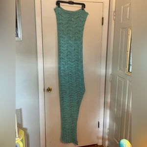 Mermaid tail blanket